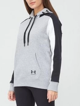 Image of Urban Armor Gear Rival Fleece Graphic CB Hoodie - Grey, Size XS, Women