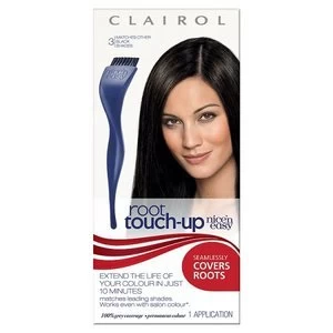 image of Nice n Easy Root Touch Up Permanent Hair Dye Black 3 Black