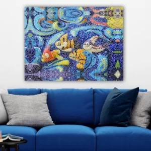 Image of 190355624_70100 Multicolor Decorative Canvas Painting