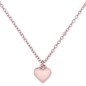Image of Ted Baker HANNELA Crystal Heart Pendant - Rose Gold