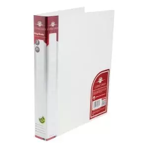 Image of Concord Natural Ring BInder Polypropylene 2 O-Ring 25mm Size A4 Clear