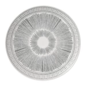 Image of Royal Doulton Ellen DeGeneres Grey Lines Side Plate Grey