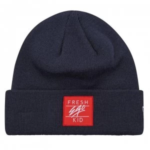 Fresh Ego Kid Logo Beanie - Navy 334