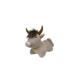 Image of Fabric Angus Cow Doorstop
