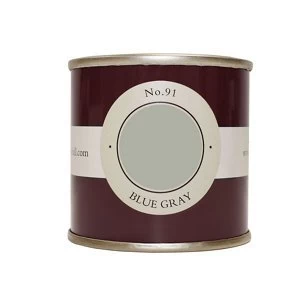 Image of Farrow & Ball Estate Blue gray No. 91 Emulsion Paint 100ml Tester pot