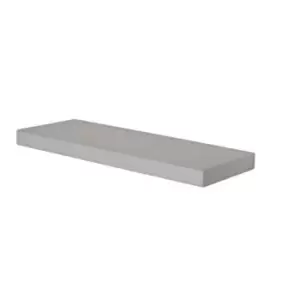 image of Thames 44cm single rope shelf - grey effect foil