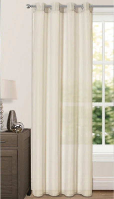 Image of Velosso Riva Eyelet Voile Panel - Cream