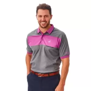 image of Under Par Golf Polo Mens - Purple