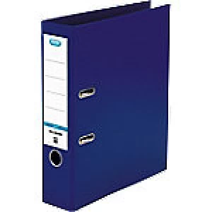 Image of ELBA Lever Arch File 70 mm Polypropylene on Board 2 ring A4 Blue