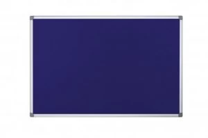 Image of Bi-Office Maya Fire Retardant Noticebrd Blue 2400x1200mm