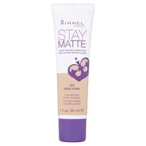 image of Rimmel Stay Matte Foundation True Ivory Nude