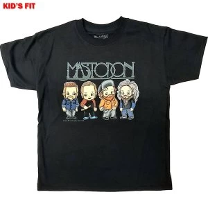 Image of Mastodon - Band Character Kids 11 - 12 Years T-Shirt - Black