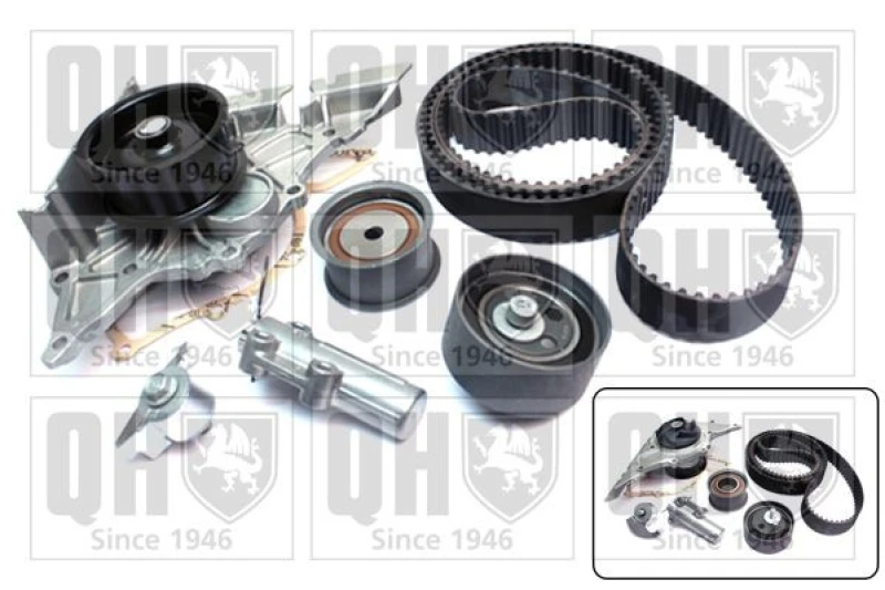 Image of QUINTON HAZELL Water pump and timing belt kit QUINTON HAZELL QBPK6701