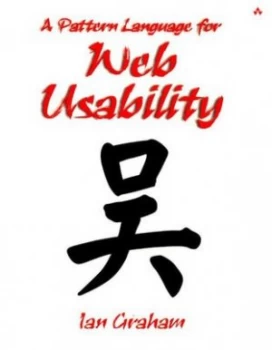 Image of A Pattern Language for Web Usability by Mr Ian Graham Book