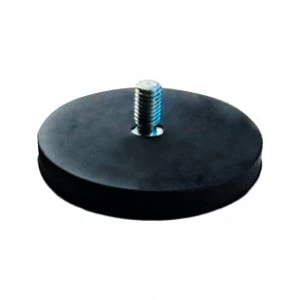 Image of E853 Rubber Coat Male Thread Neck Pot Magnet (2)
