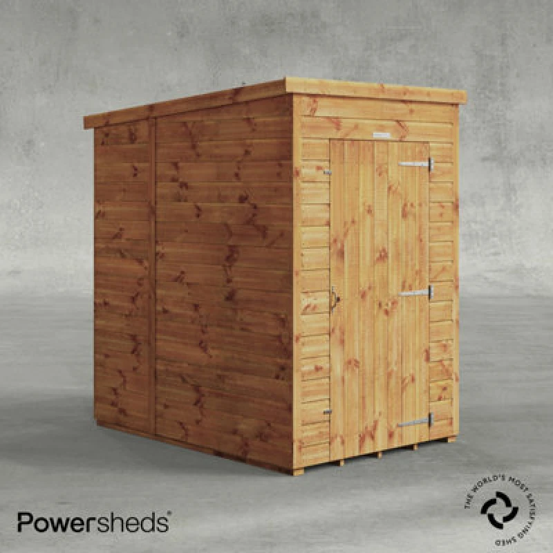 Image of 4X6 Powersheds Overlap Pent No Windows