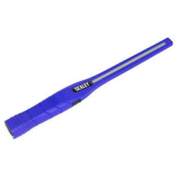 Image of Rechargeable 360 Slim Inspection Lamp 16 SMD LED + 1W LED + UV Light Black Lithium-ion