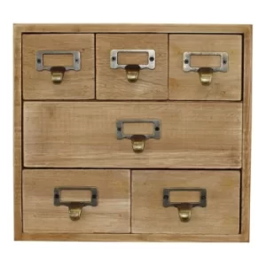 image of 6 Drawer Storage Unit, Trinket Drawers