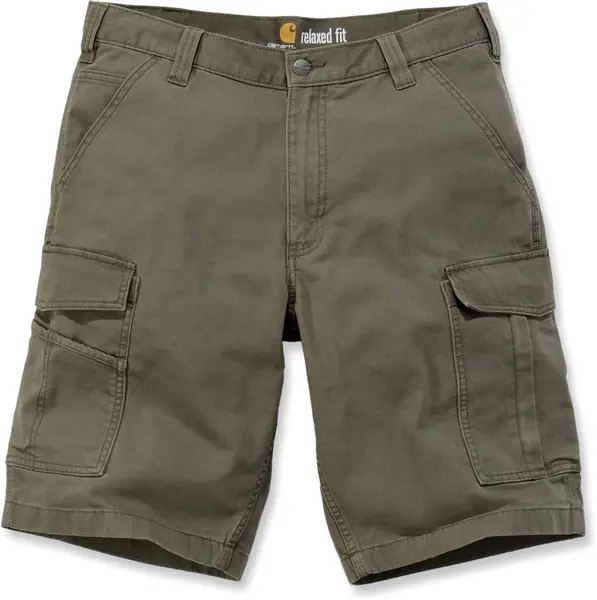 Image of Carhartt Rugged Flex Rigby Cargo Shorts, green, Size 31