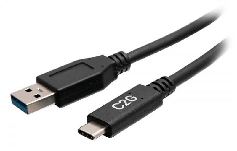Image of C2G C2G 6" USB-C Male to USB-A Male Cable - USB 3.2 Gen 1 (5Gbps) 28874