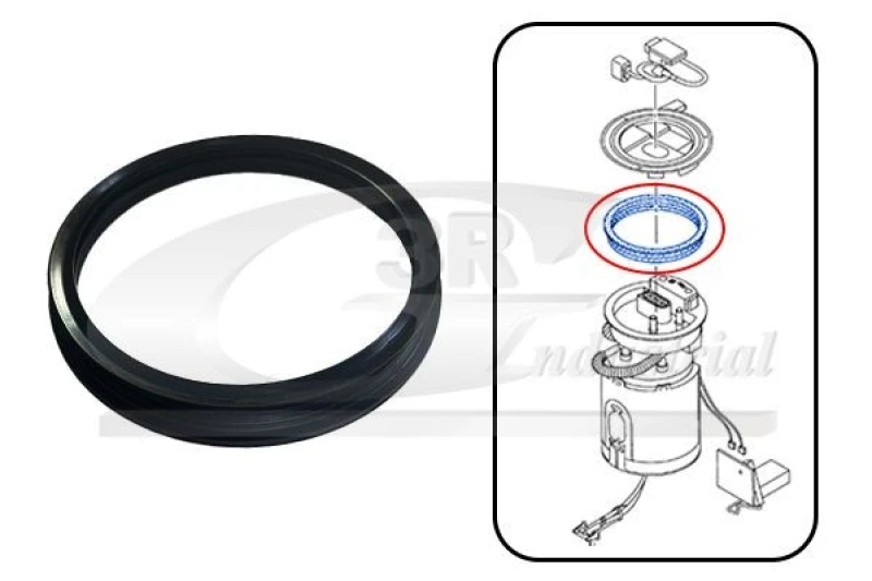 Image of 3RG Gasket, fuel pump 3RG 36702
