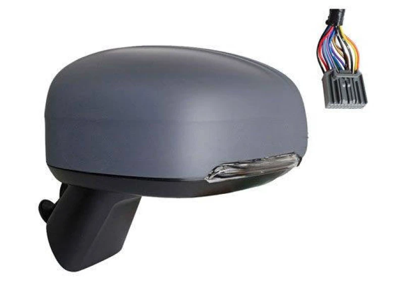 Image of ALKAR 6141691 Wing mirror Left, Electric, Aspherical, primed Outside Mirror (50)