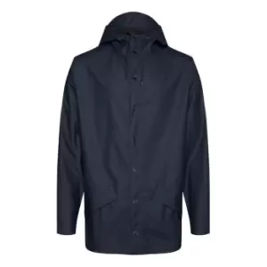 Image of Rains Hooded Jacket - Blue