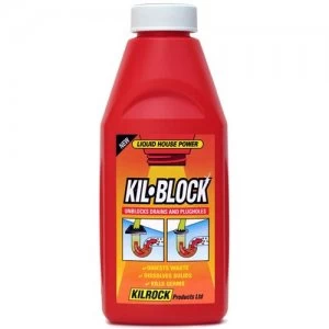 image of Kilrock Kil-Block Sink and Drain Unblocker - 500ml