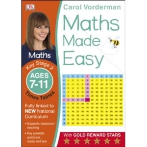 Image of Maths Made Easy Times Tables Ages 7-11 Key Stage 2 by Carol Vorderman (Paperback, 2014)