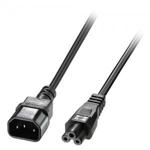 Image of Lindy 30342 power cable Black 3m C14 coupler C5 coupler