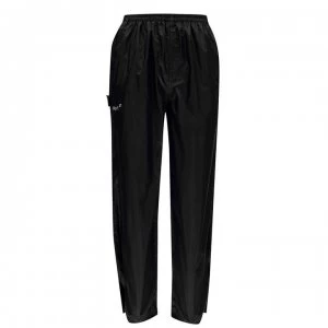 Image of Gelert Packaway Waterproof Trousers Juniors - Black