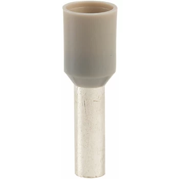 Image of Bootlace Ferrules 4mm Grey Pack of 100 - Truconnect