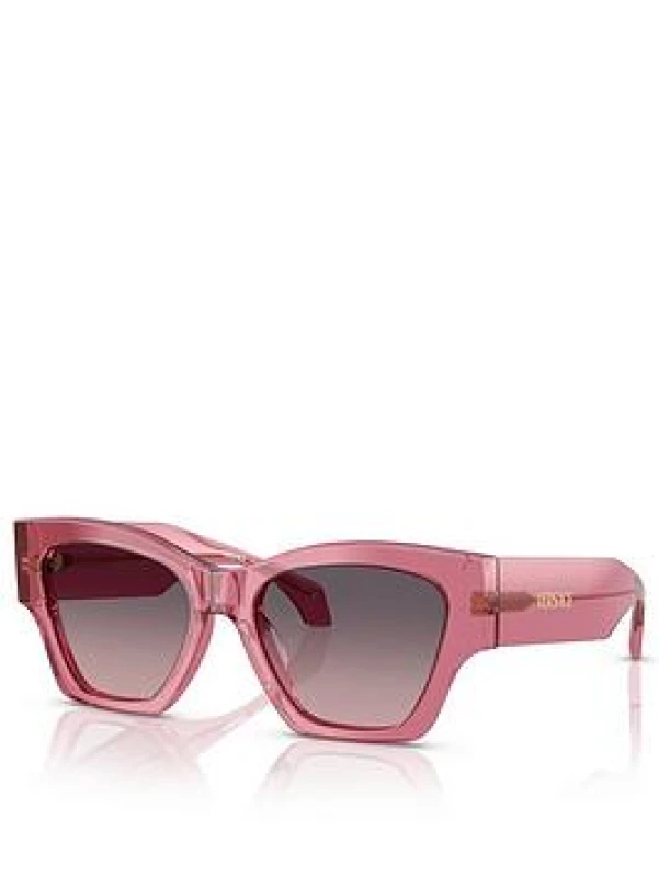 Image of Versace Square Sunglasses - Pink Pink WKA1D Female