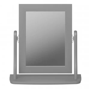 image of Baroque Dressing Table Mirror Grey