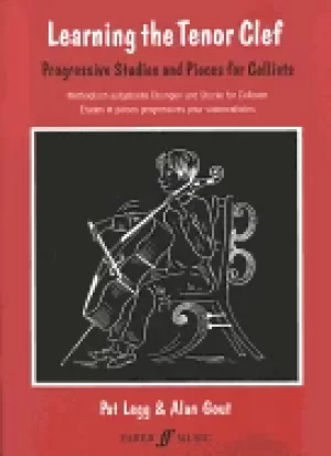 Image of learning the tenor clef progressive studies and pieces for cello