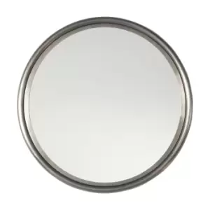 image of 100 x 100cm Metal Edged Round Mirror