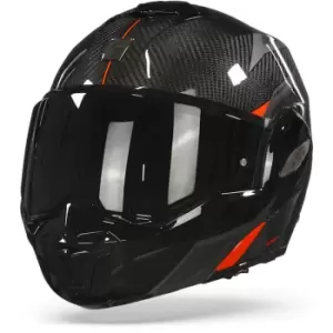 Image of Scorpion Exo-Tech Carbon Top Black-Red S