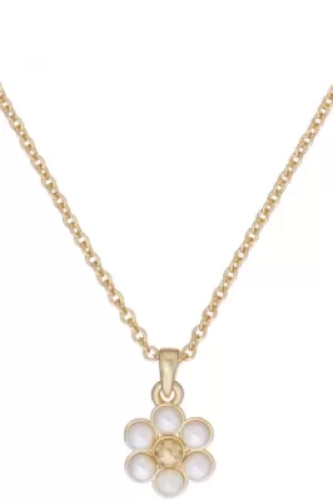 Image of Ted Baker Darlaa Daisy Pearl Pendant Necklace TBJ3007-02-28