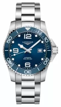 Image of LONGINES L37814966 HydroConquest Ceramic Mens 41mm Watch