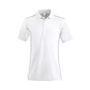 Image of Clique Mens New Conway Polo Shirt (XL) (White)