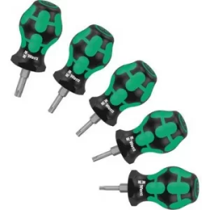 Image of Wera Stubby Set TX 1 Workshop Screwdriver set 5 Piece