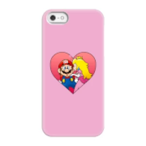 image of Nintendo Super Mario Peach Kiss Phone Case - iPhone 5/5s - Snap Case - Gloss