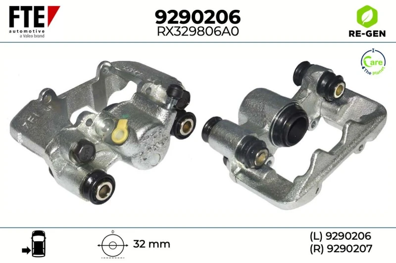 Image of Brake caliper FTE 9290206
