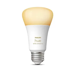 Image of Philips Hue Smart WiFi Dimmable White Ambiance E27 60W Bluetooth Light Bulb