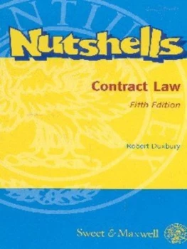 Image of Contract in a Nutshell by Robert Duxbury Book