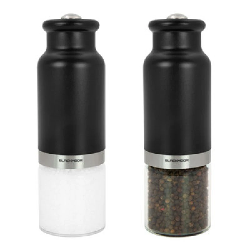 Image of Blackmoor Gravity Salt and Pepper Mill Set - Black