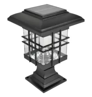 image of Lyyt LED Solar IP44 Lantern Daylight Black