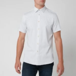 Image of Ted Baker Mens Windo Textured Shirt - White - L/4