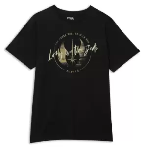Image of Star Wars Long Live The Jedi Mens T-Shirt - Black - 3XL