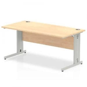 Image of Impulse Cable Managed 1600 Rectangle Desk Maple